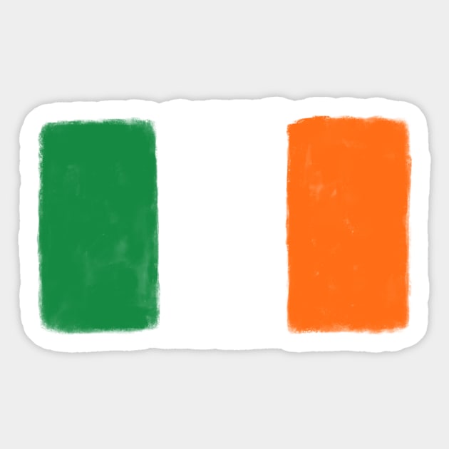 Ireland Grunge Flag Sticker by shamila